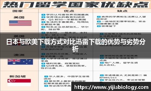 日本与欧美下载方式对比迅雷下载的优势与劣势分析
